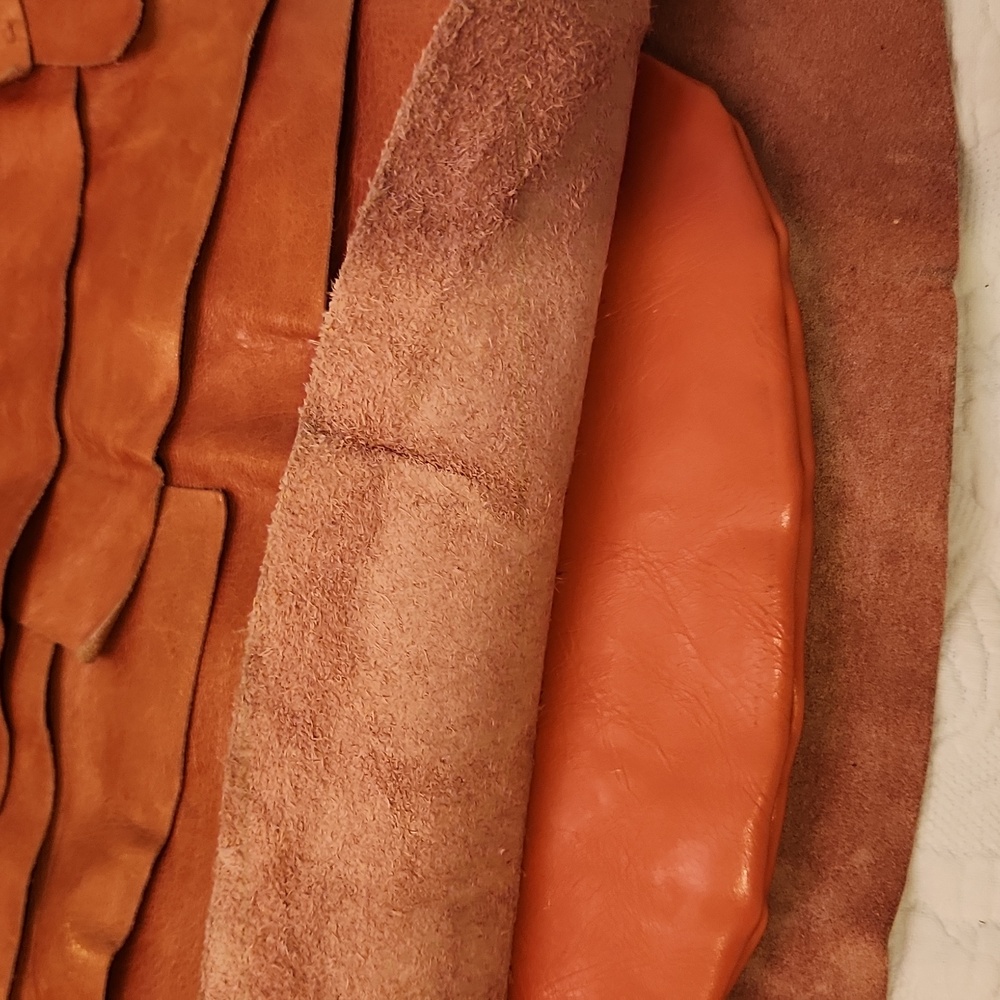 Sabina New York Layered Terracotta Leather Shoulder Bag - Picture 10 of 10